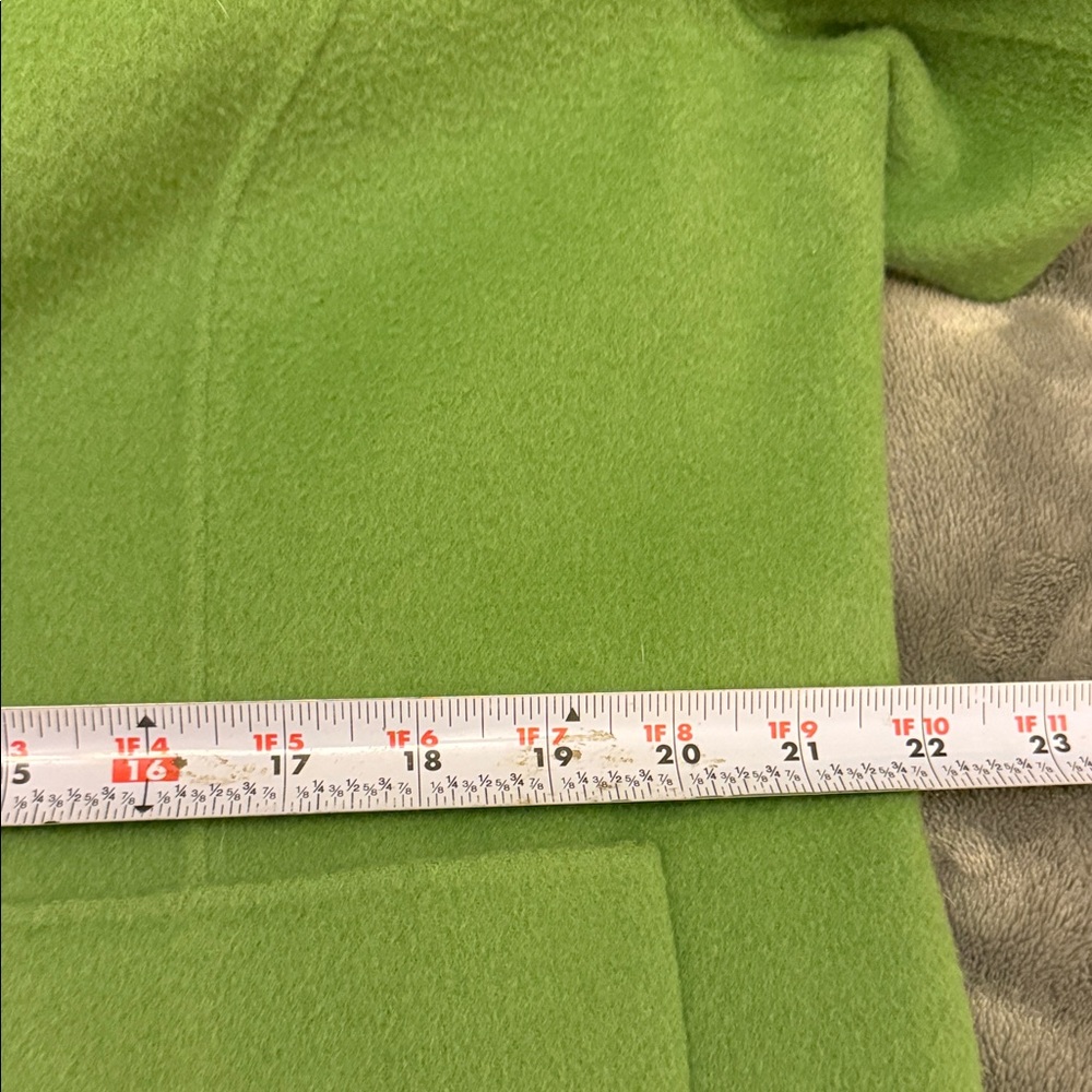 Talbots Green Wool Blend Long Sleeve Button Down Women's Cardigan Sweater - Picture 9 of 10